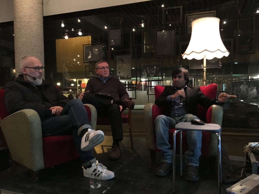 F.v. Marvin Halleraker, Kåre Melhus, Arifur Rahman