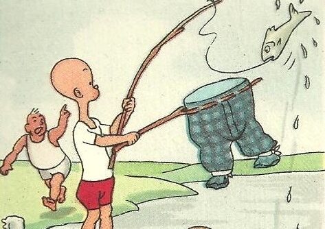 Henry by Carl Anderson angling with someone s trousers c 1930s 1