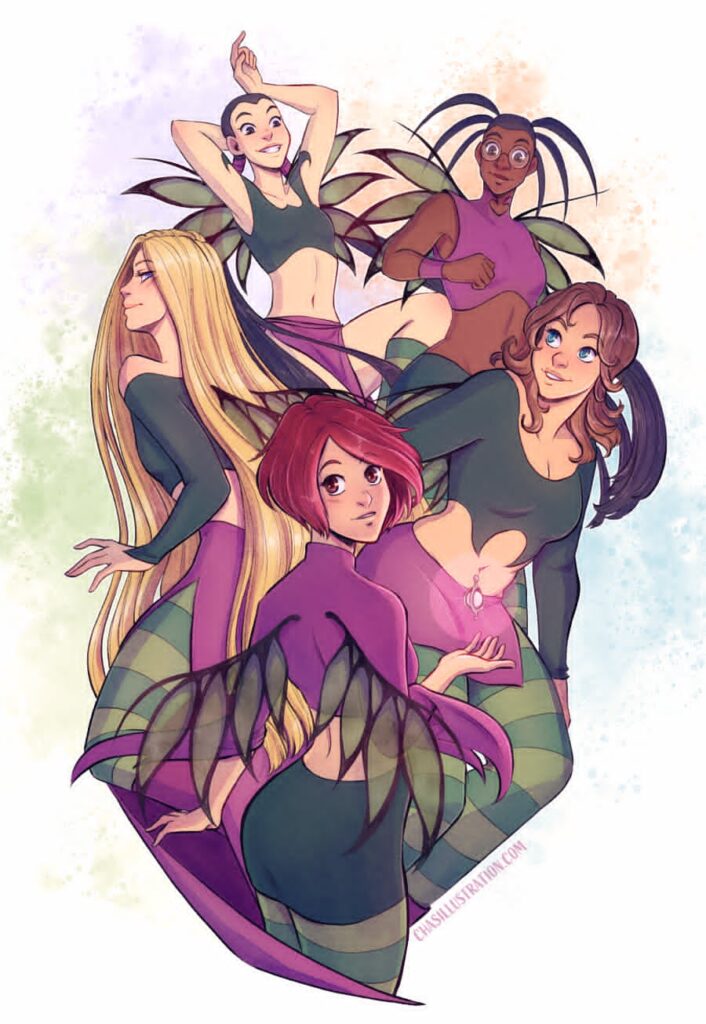 W.I.T.C.H. og epokeskiftet 4 WITCH Chas fanart