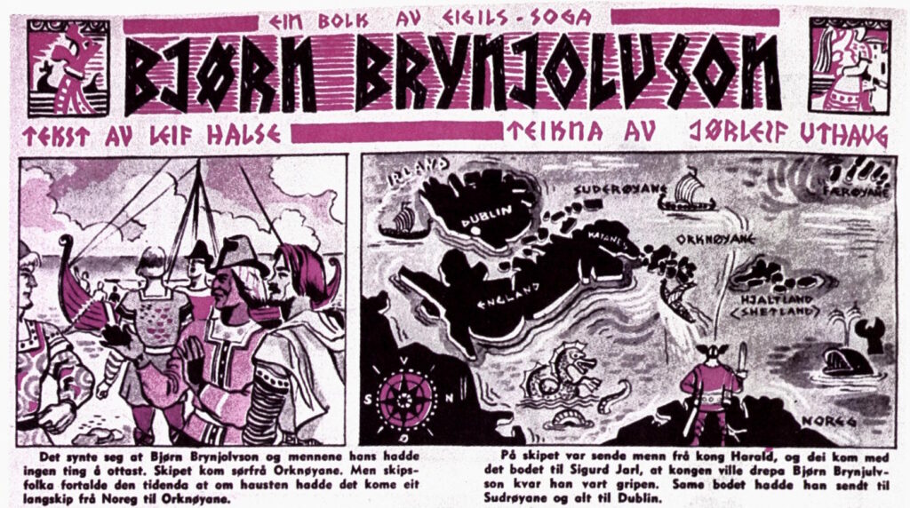 Vikingene i norsk tegneseriehistorie 2 1941 bjorn brynjovson halse uthaug