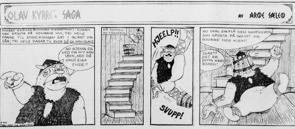 Vikingene i norsk tegneseriehistorie 5 1970 olav kyrres saga