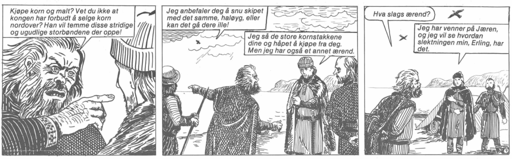 Vikingene i norsk tegneseriehistorie 8 1981 asbjorn selsbane innmat