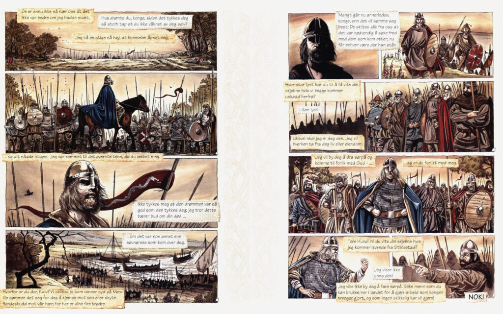 Vikingene i norsk tegneseriehistorie 12 1997 olav viking og helgen