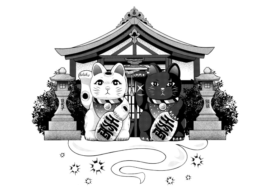 Japan møter Hawaii 3 Miriam Maneki neko