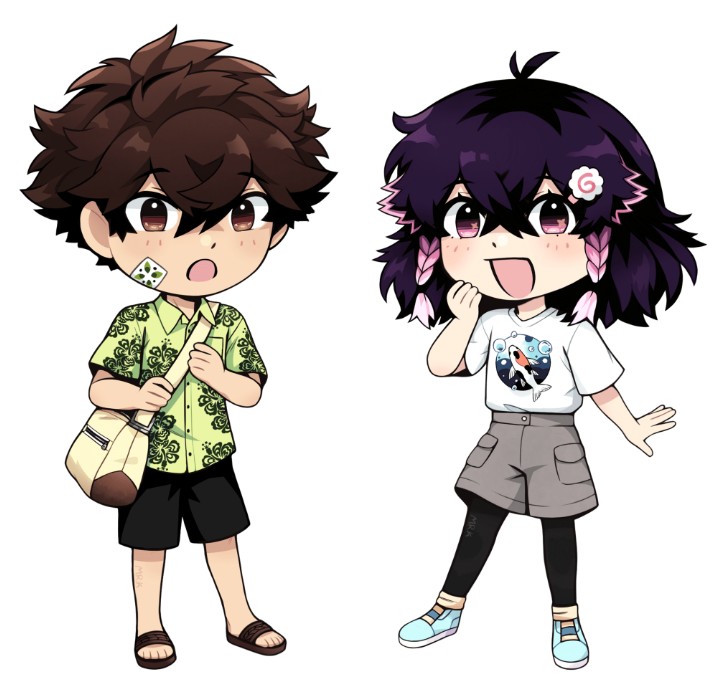 Japan møter Hawaii 2 Miriam Milo og Yami Chibi